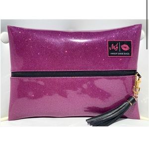 Makeup Junkie bag- Glitter Orchid